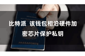 比特派 该钱包相沿硬件加密芯片保护私钥