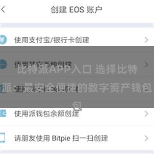 比特派APP入口 选择比特派：最安全便捷的数字资产钱包