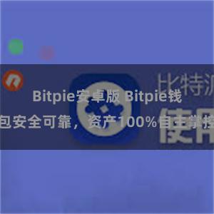 Bitpie安卓版 Bitpie钱包安全可靠，资产100%自主掌控