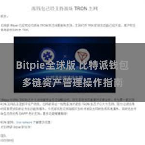 Bitpie全球版 比特派钱包多链资产管理操作指南