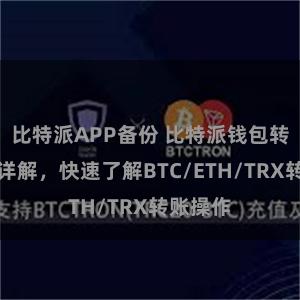 比特派APP备份 比特派钱包转账教程详解，快速了解BTC/ETH/TRX转账操作