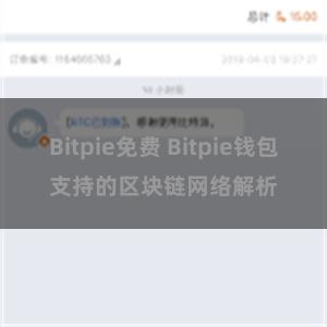 Bitpie免费 Bitpie钱包支持的区块链网络解析