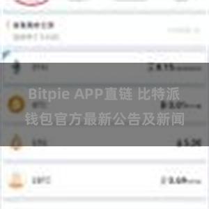 Bitpie APP直链 比特派钱包官方最新公告及新闻