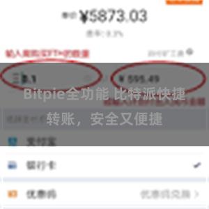 Bitpie全功能 比特派快捷转账，安全又便捷