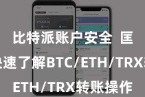 比特派账户安全  匡助你快速了解BTC/ETH/TRX转账操作