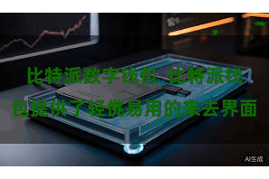 比特派数字钱包  比特派钱包提供了轻佻易用的来去界面