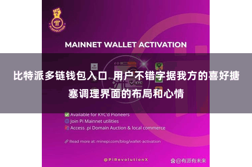 比特派多链钱包入口  用户不错字据我方的喜好搪塞调理界面的布局和心情